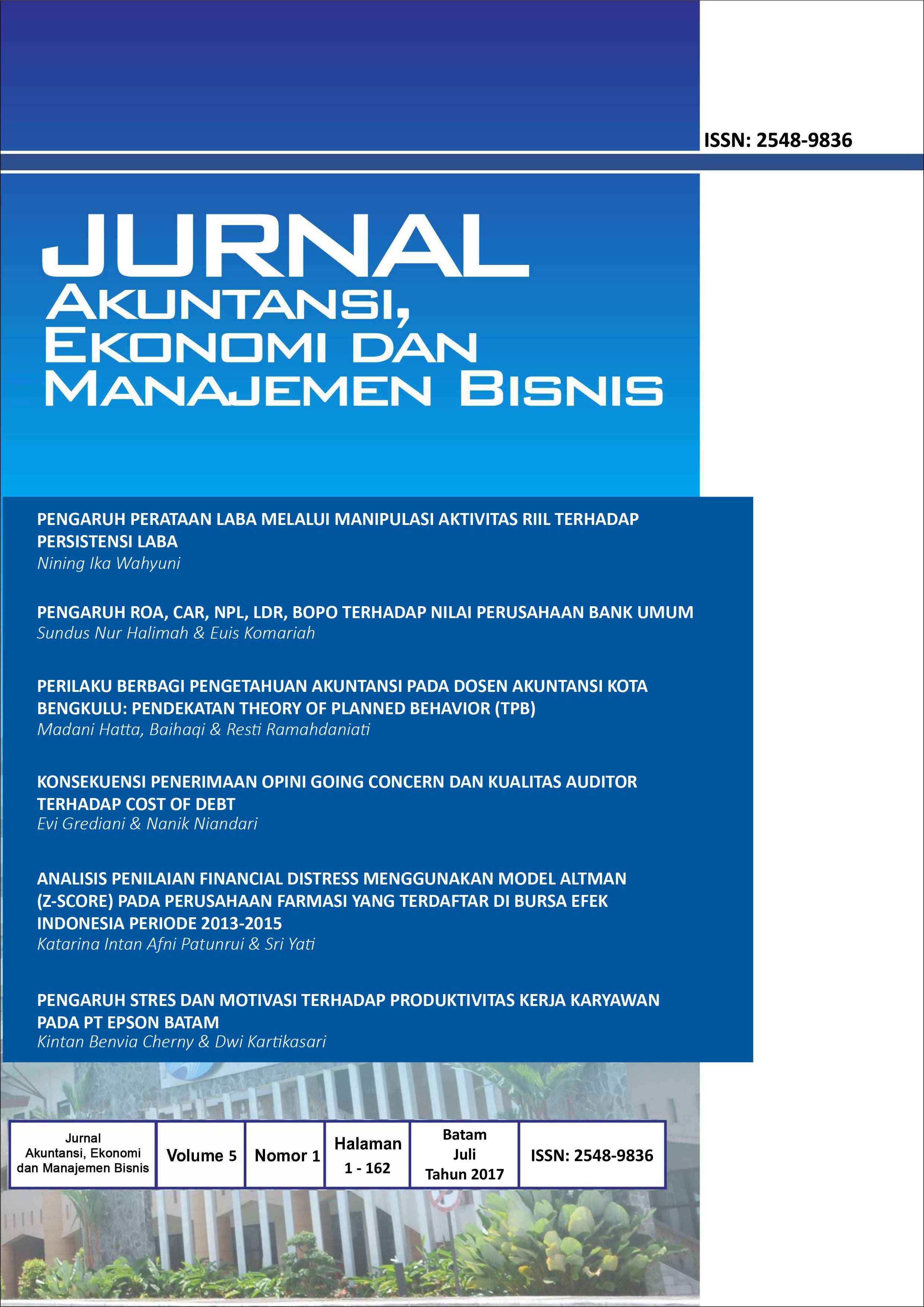 					Lihat Vol 14 No 1 (2026): Jurnal Akuntansi, Ekonomi dan Manajemen Bisnis - June 2026
				