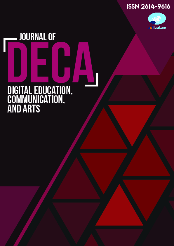 Journal of Digital Education, Communication, and Arts (DECA)-March 2021